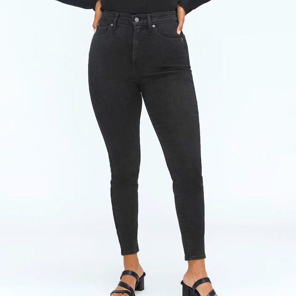 NEW Everlane The Curvy High Rise Black Skinny Jean Size 25